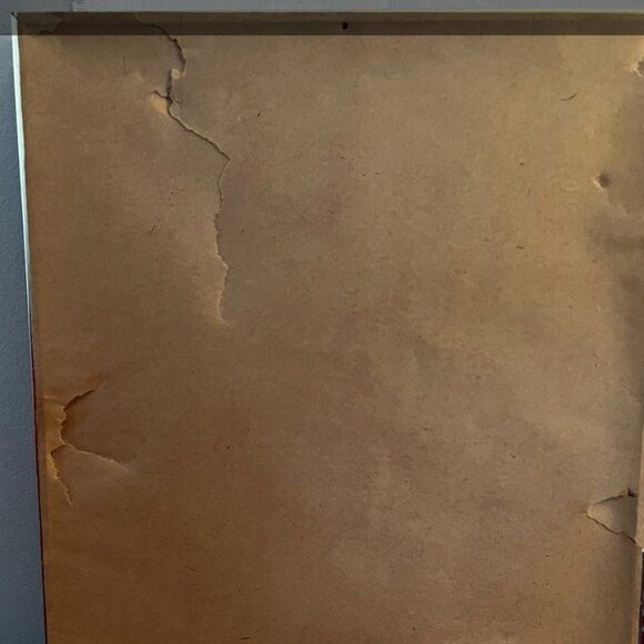 Framed Cross Stitch Christmas Tree Twas Night Before Christmas Words Wall Decor - Picture 4 of 4